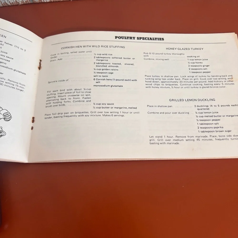 Vintage Turco Charette Malibu Outdoor Cooking Recipe Booklet Gas Electric Grill